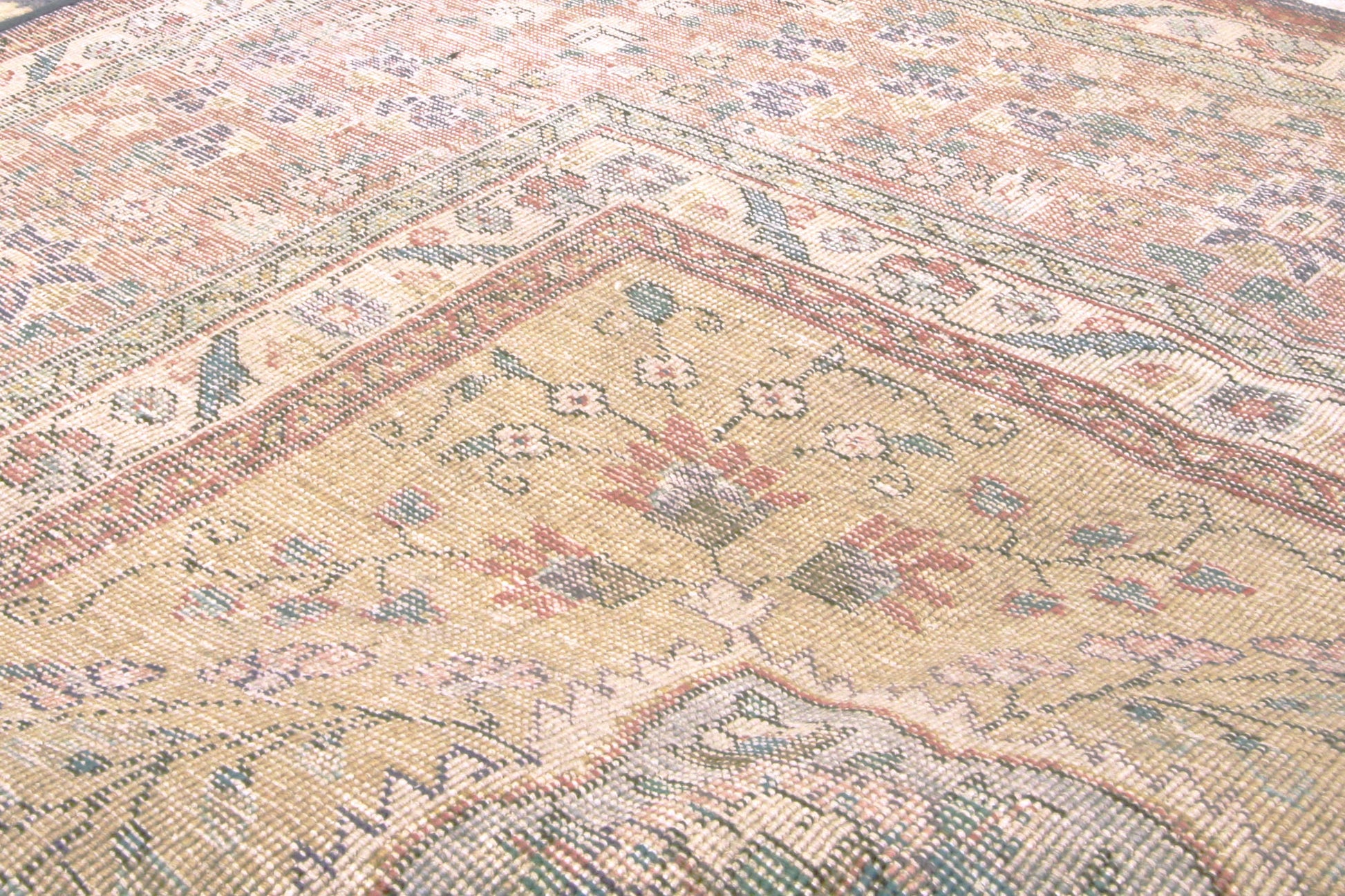 10 x 13 Vintage Persian Tabriz Rug 76417