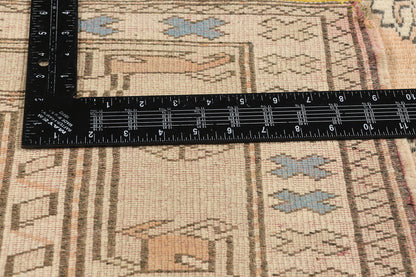 3 x 4 Vintage Peach Turkish Oushak Rug 53927