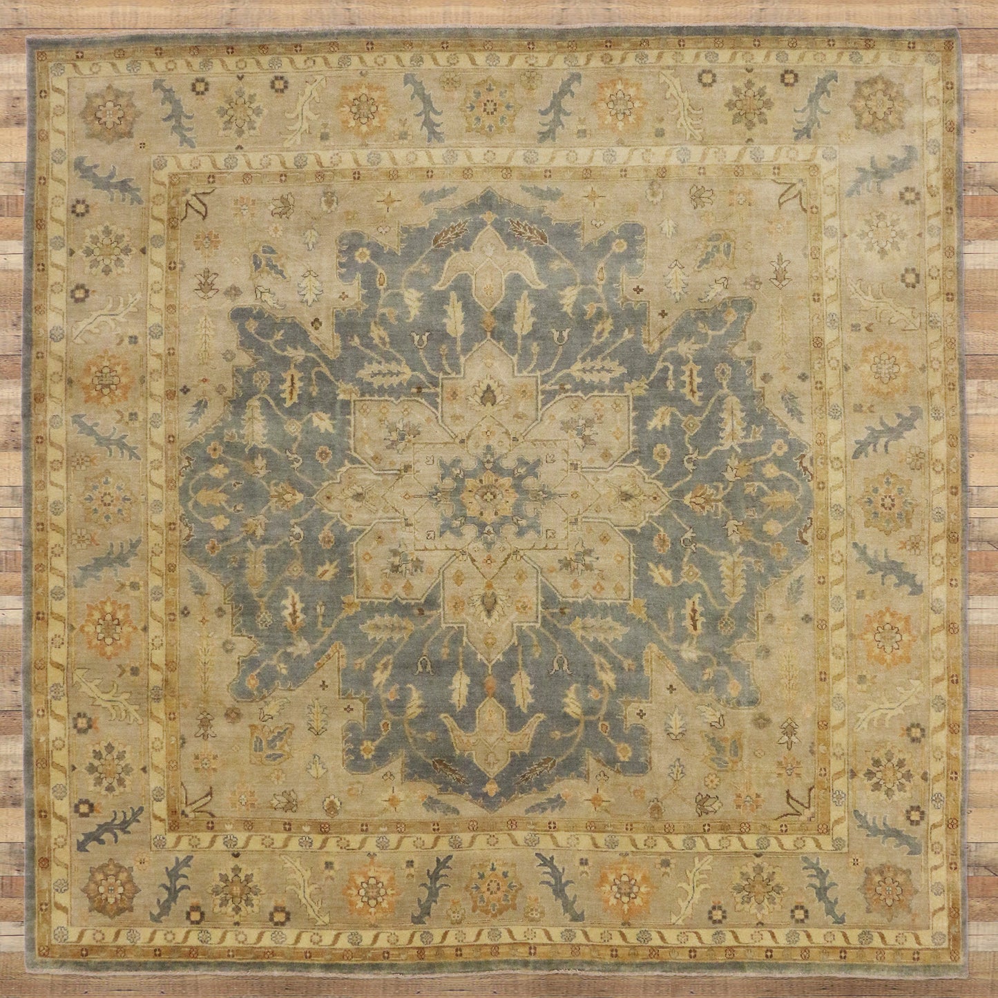 10 x 10 Modern Indian Heriz Rug 30176