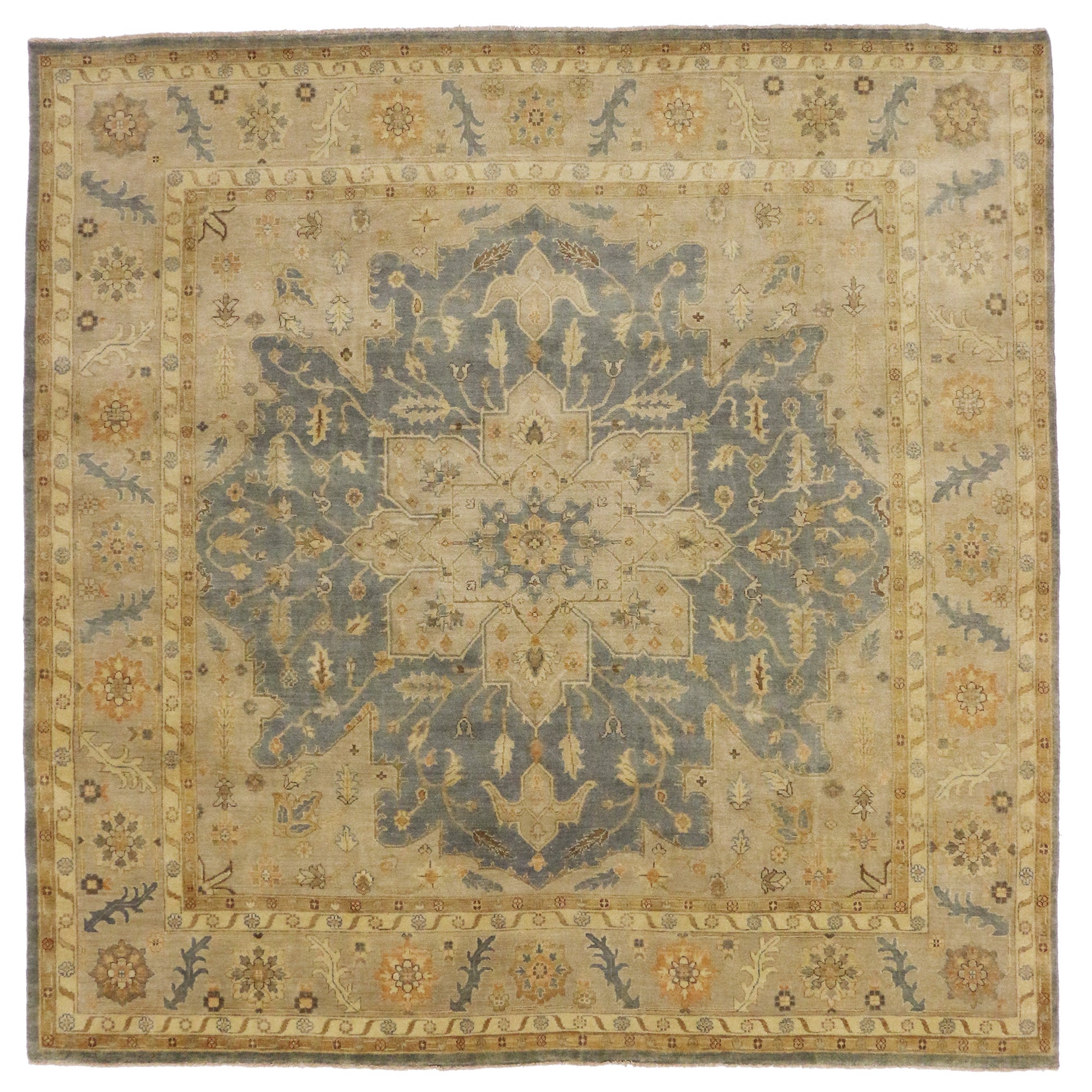 10 x 10 Modern Indian Heriz Rug 30176