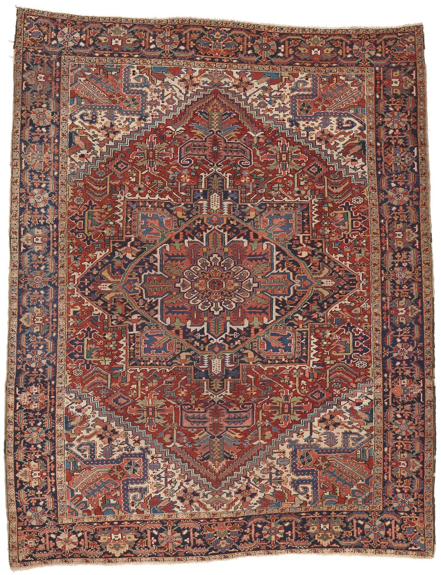 10 x 12 Vintage Persian Heriz Rug 76648