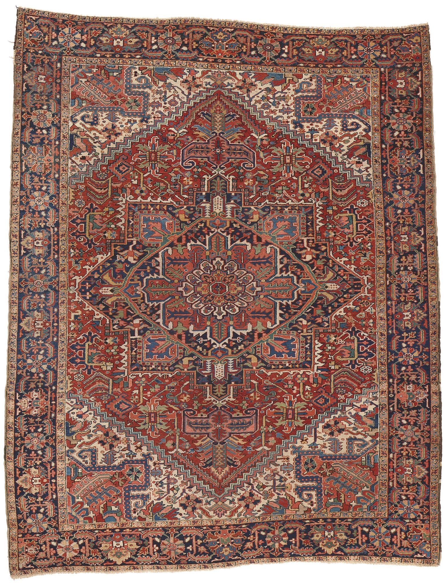 10 x 12 Vintage Persian Heriz Rug 76648