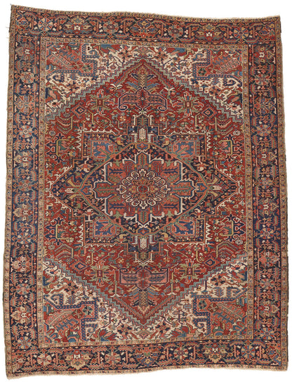 10 x 12 Vintage Persian Heriz Rug 76648