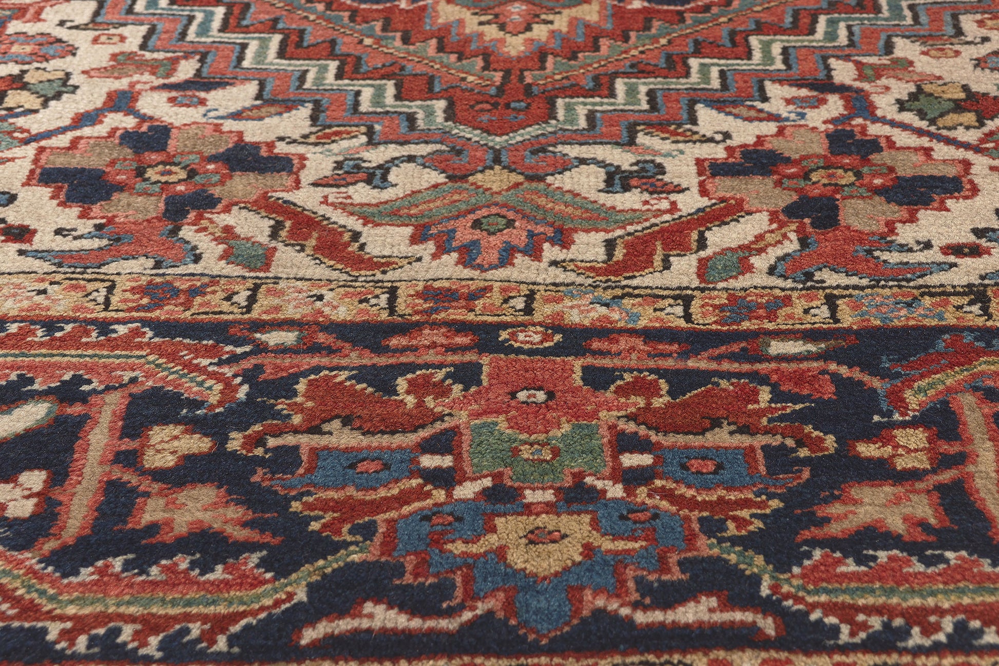 10 x 12 Vintage Persian Heriz Rug 76648