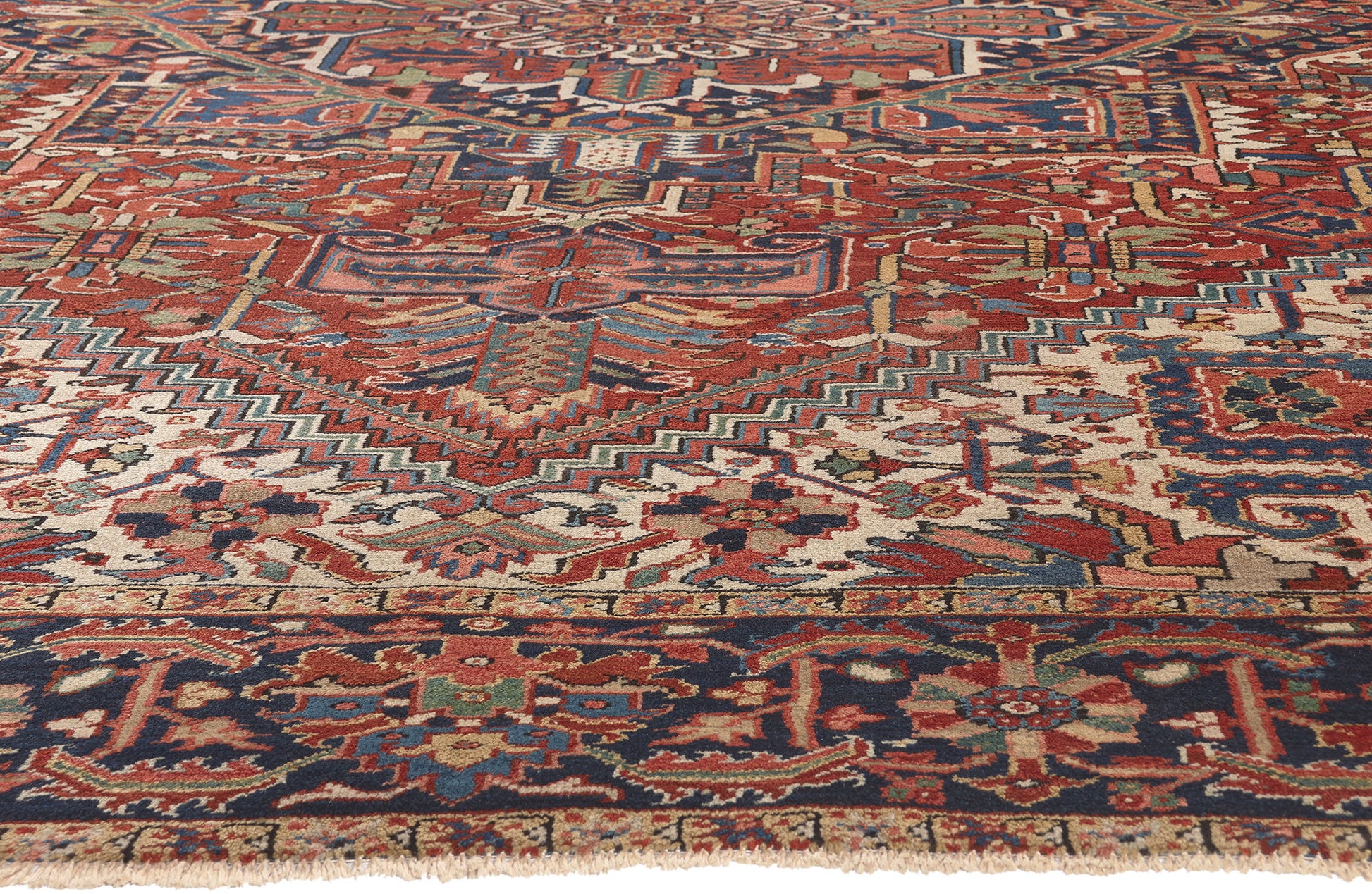 10 x 12 Vintage Persian Heriz Rug 76648