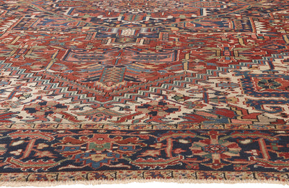10 x 12 Vintage Persian Heriz Rug 76648