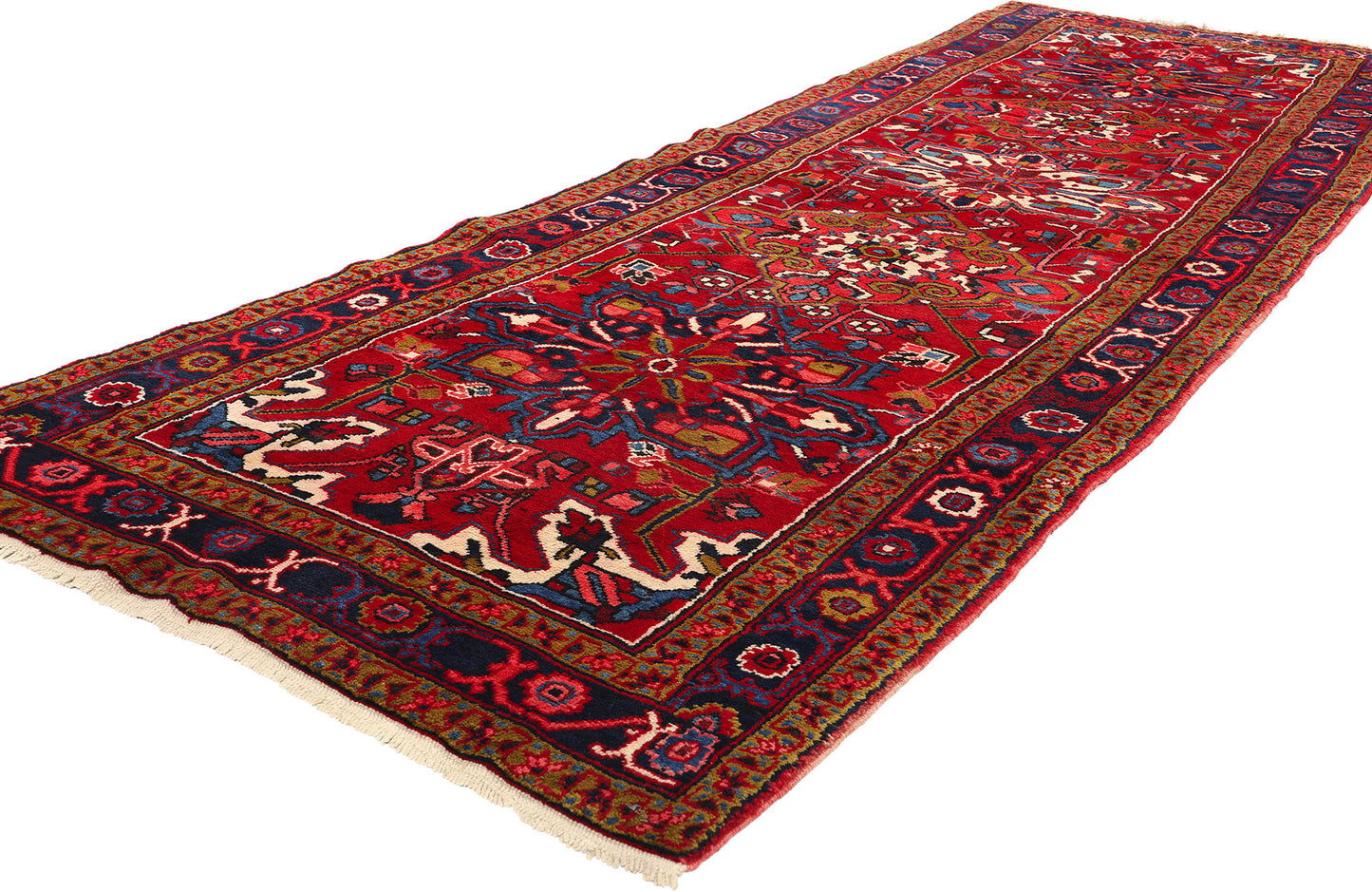 4 x 12 Vintage Persian Heriz Rug 60247