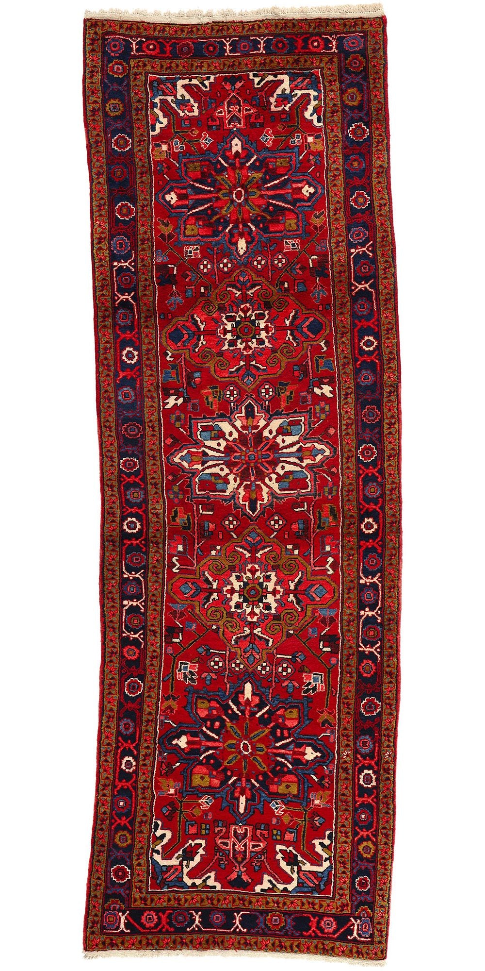 4 x 12 Vintage Persian Heriz Rug 60247