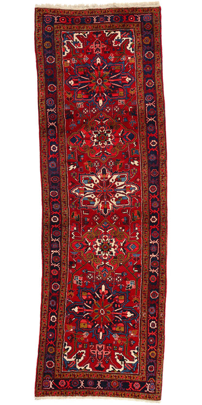 4 x 12 Vintage Persian Heriz Rug 60247