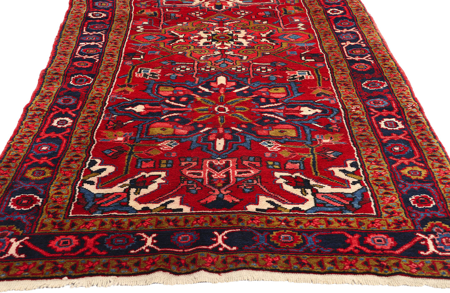 4 x 12 Vintage Persian Heriz Rug 60247