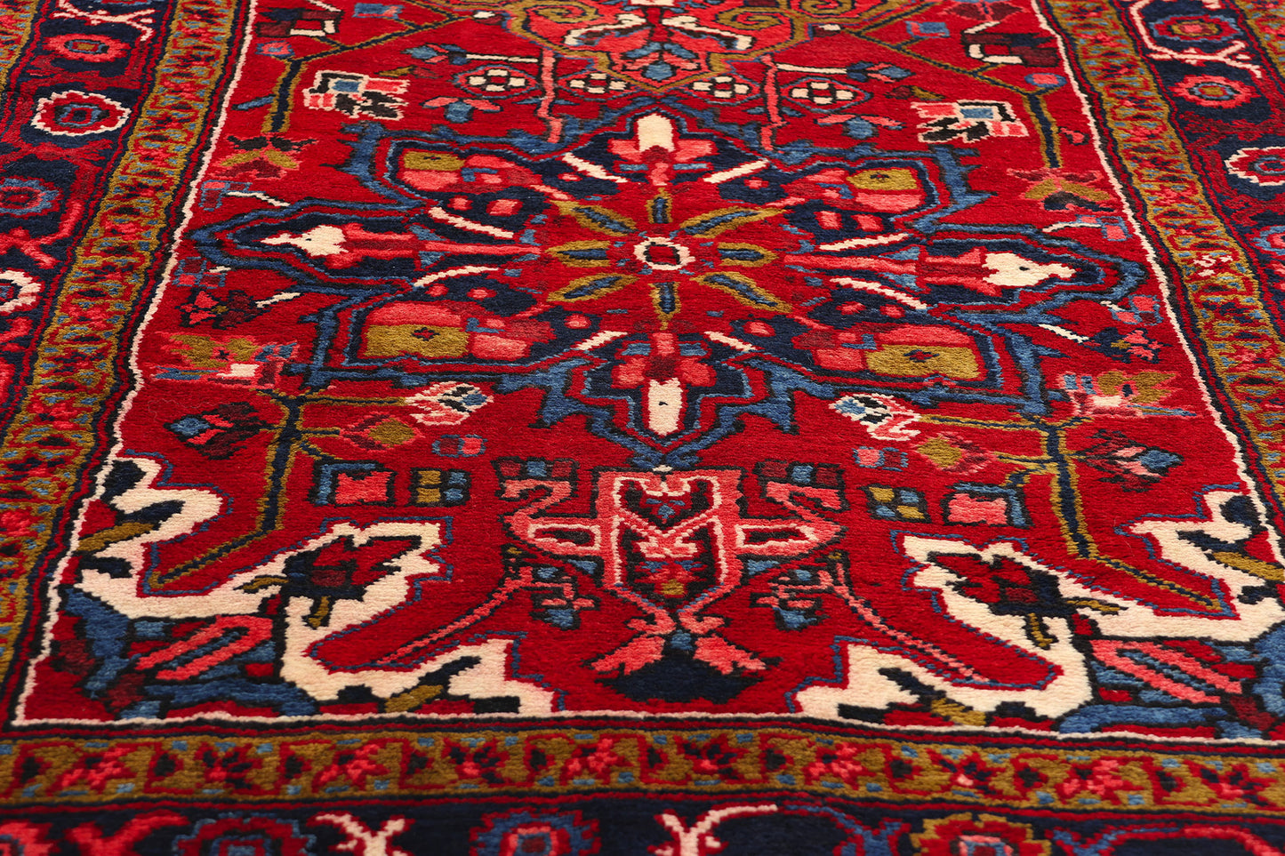 4 x 12 Vintage Persian Heriz Rug 60247