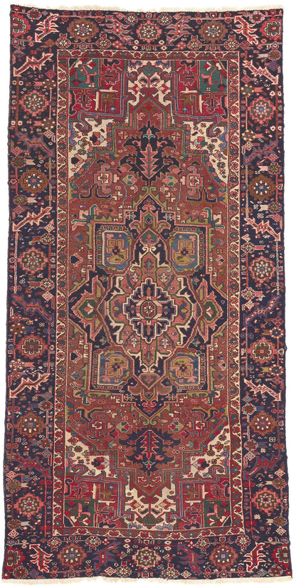 5 x 10 Antique Persian Heriz Rug 72658