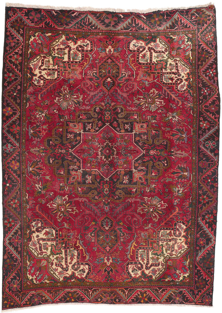 8 x 11 Vintage Persian Heriz Rug 76231