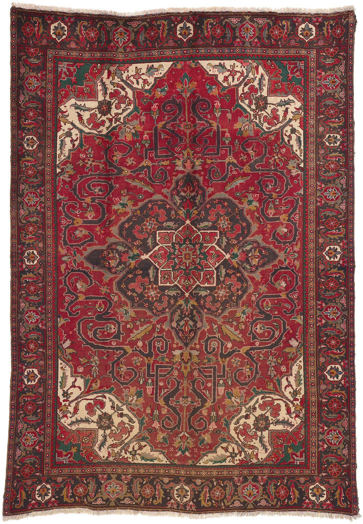 8 x 11 Vintage Persian Heriz Rug 76235