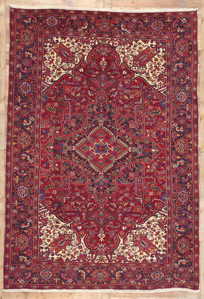 8 x 11 Vintage Persian Heriz Rug 76163