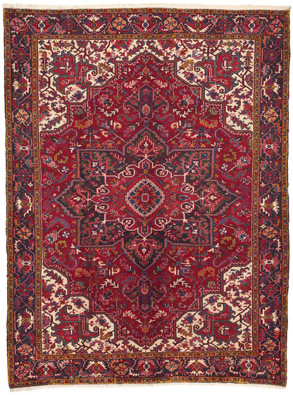 8 x 12 Vintage Persian Heriz Rug 71266