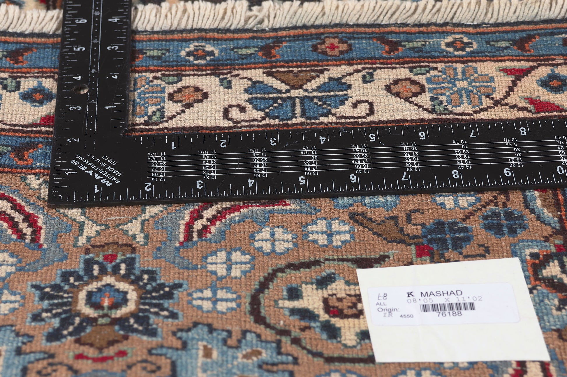8 x 11 Vintage Persian Mashhad Rug 76188