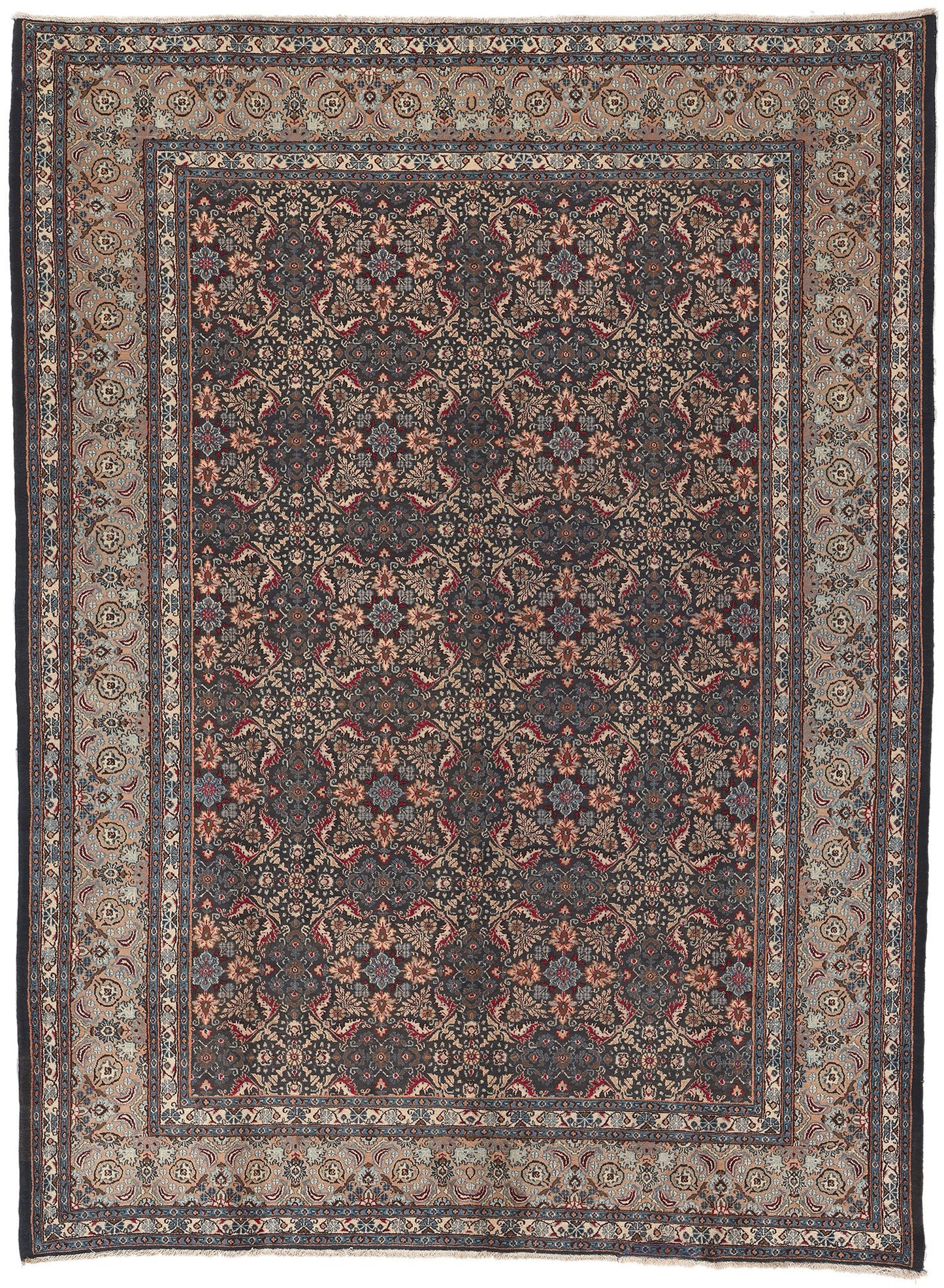 8 x 11 Vintage Persian Mashhad Rug 76188