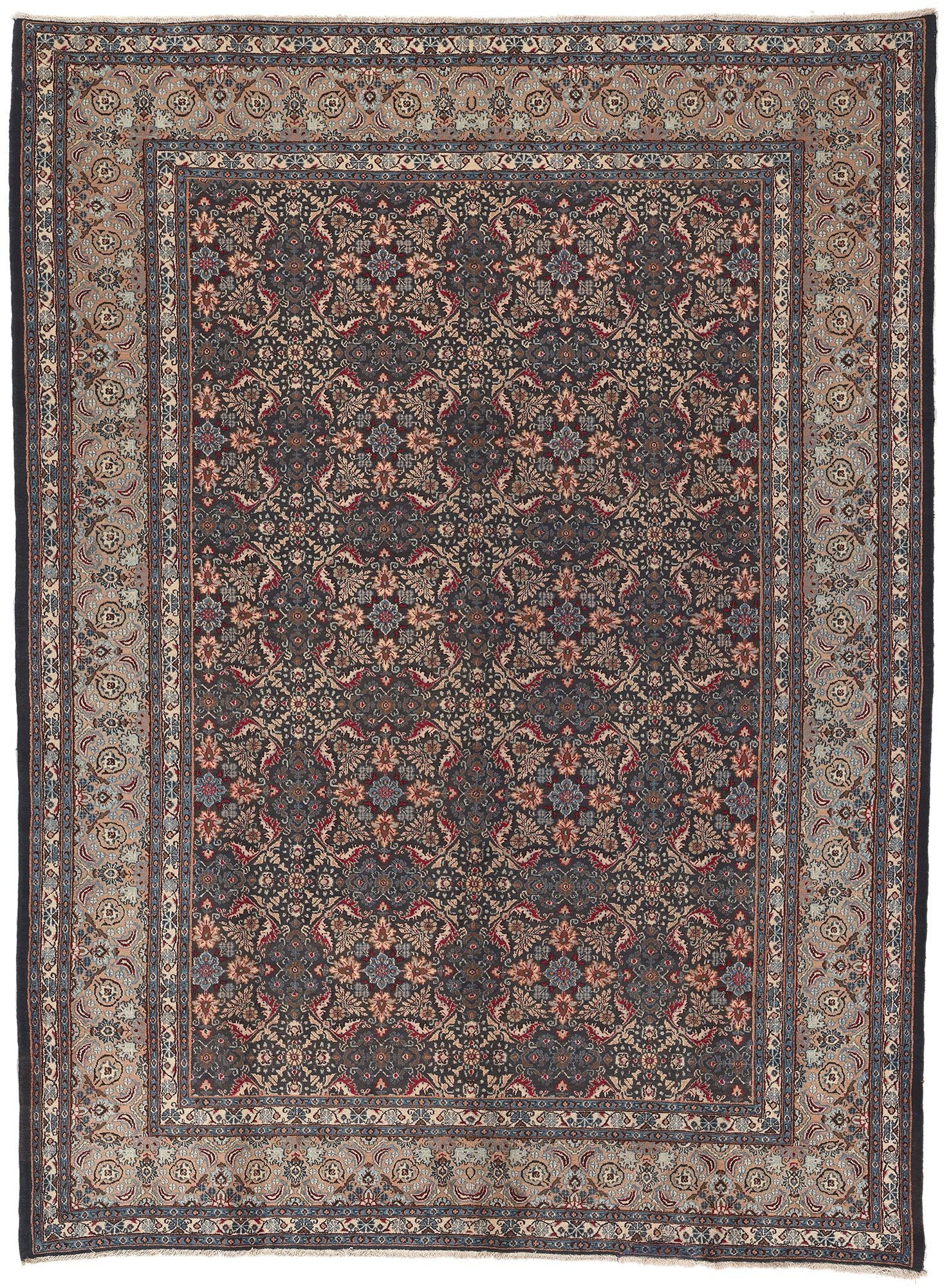 8 x 11 Vintage Persian Mashhad Rug 76188