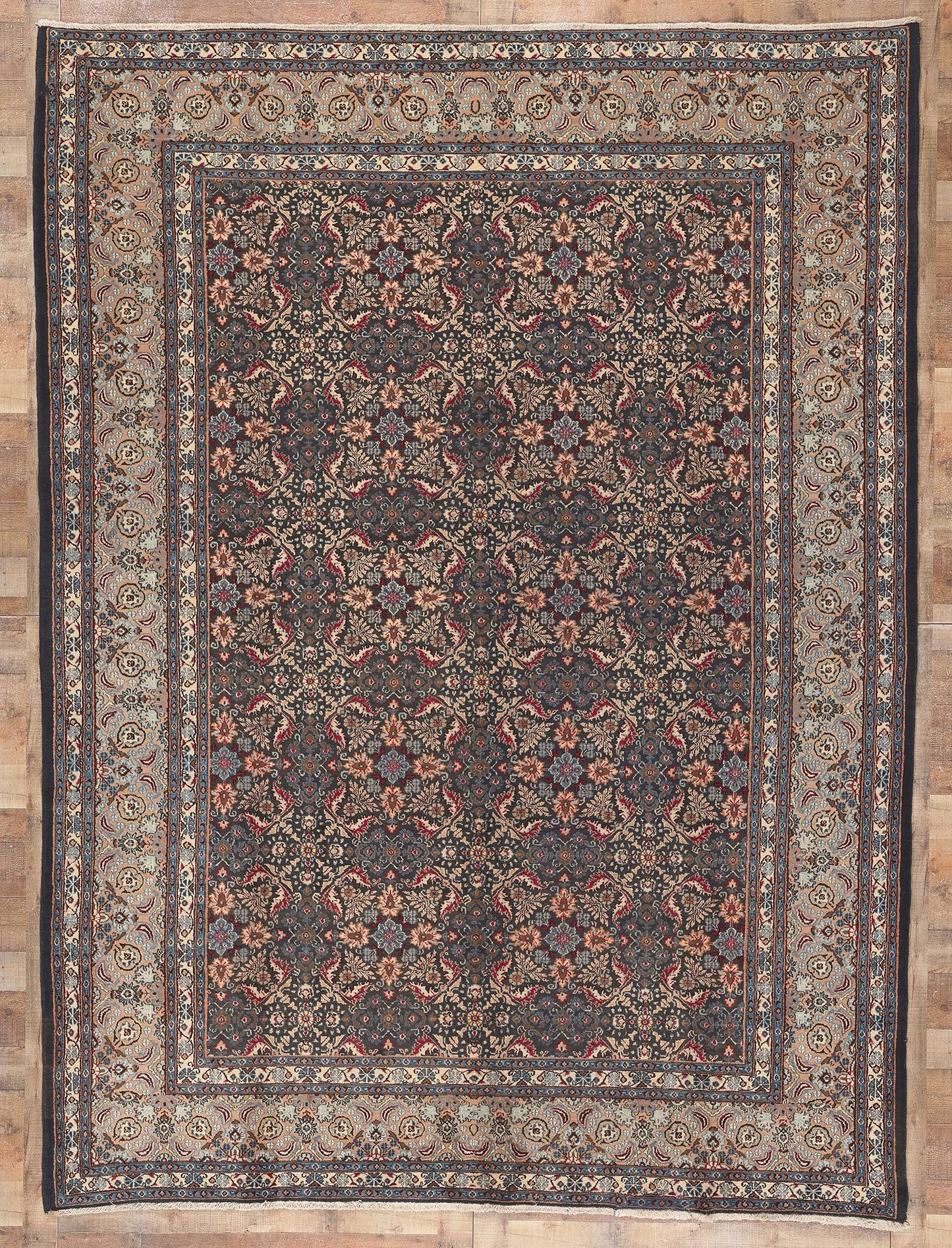 8 x 11 Vintage Persian Mashhad Rug 76188