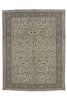 10 x 13 Vintage Persian Yazd Rug 75922