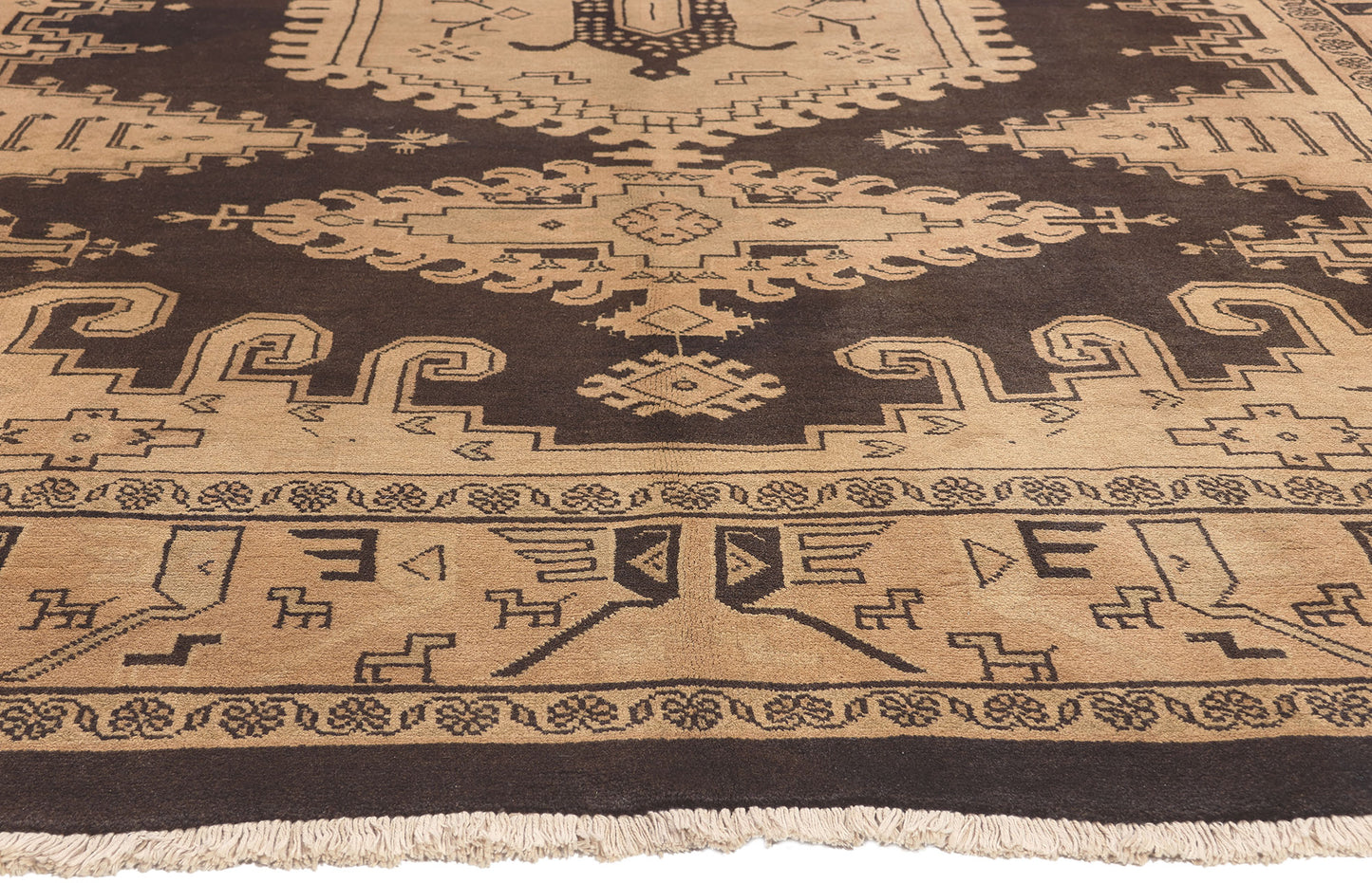 7 x 11 Vintage Persian Mahal Rug 75843