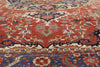 13 x 20 Antique-Worn Persian Serapi Rug 52303