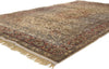 5 x 9 Vintage Persian Silk Qum Rug 78556