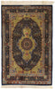 3 x 4 Vintage Persian Jamshidi Silk Qum Rug 78717