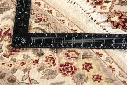 8 x 8 Vintage Chinese Tabriz Round Area Rug 74981