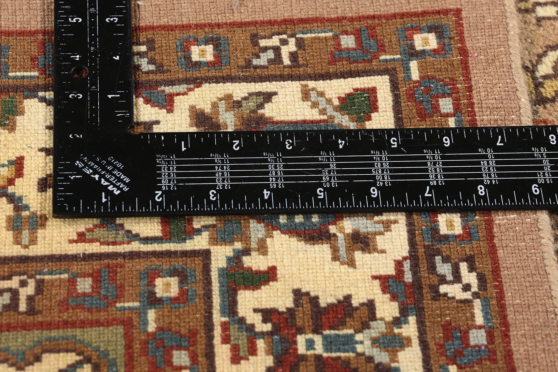 4 x 6 Vintage Indian Isfahan Rug 78783