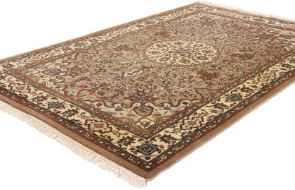 4 x 6 Vintage Indian Isfahan Rug 78783