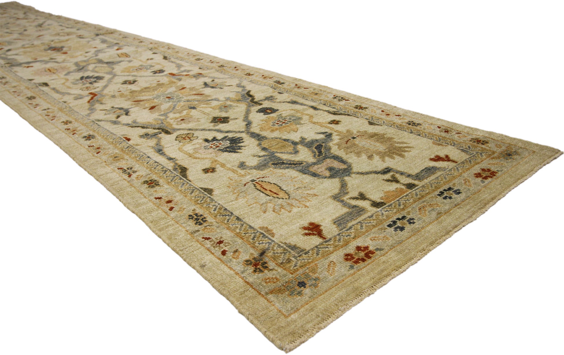 3 x 16 Organic Modern Persian Sultanabad Rug 60705