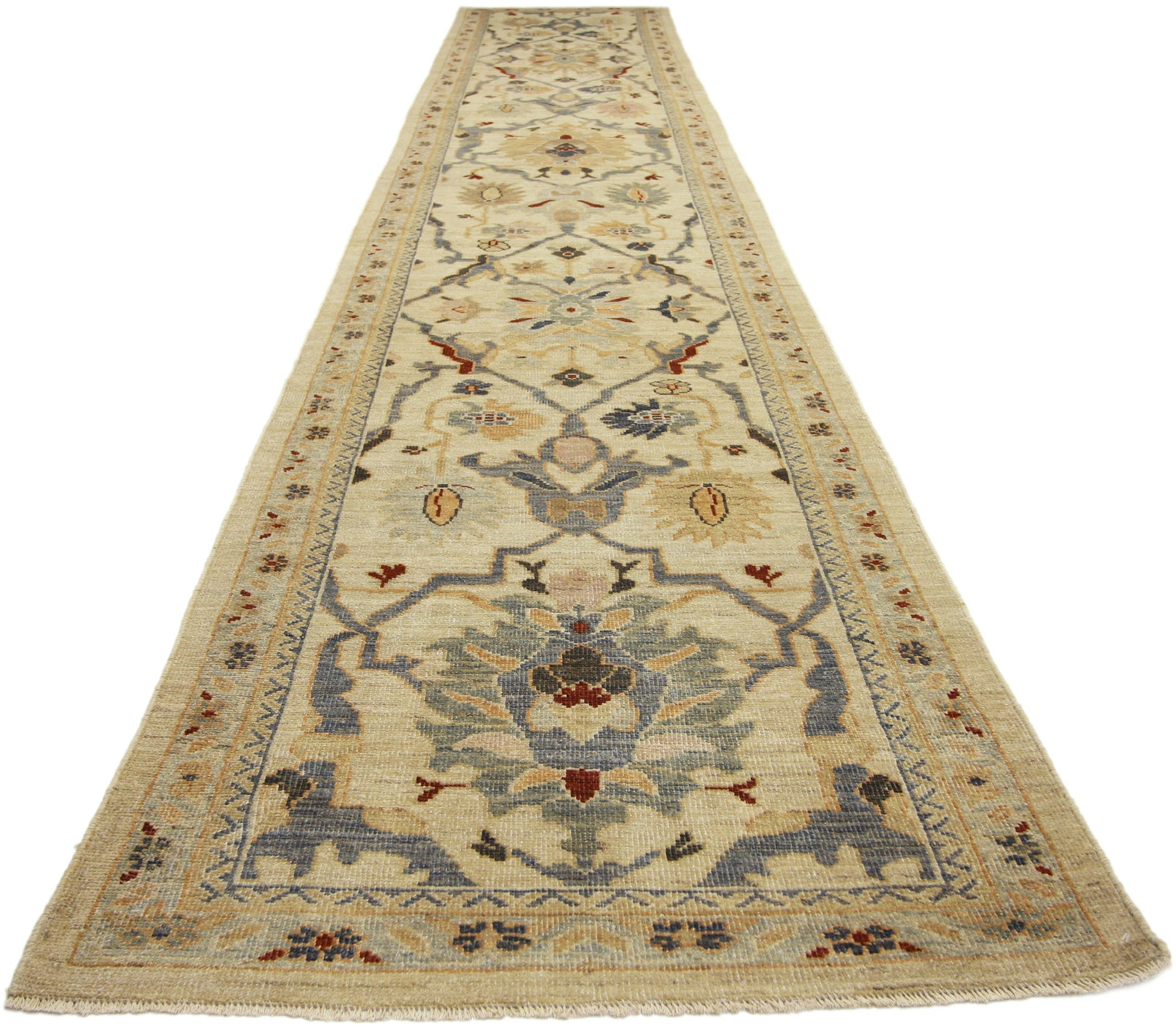 3 x 16 Organic Modern Persian Sultanabad Rug 60705