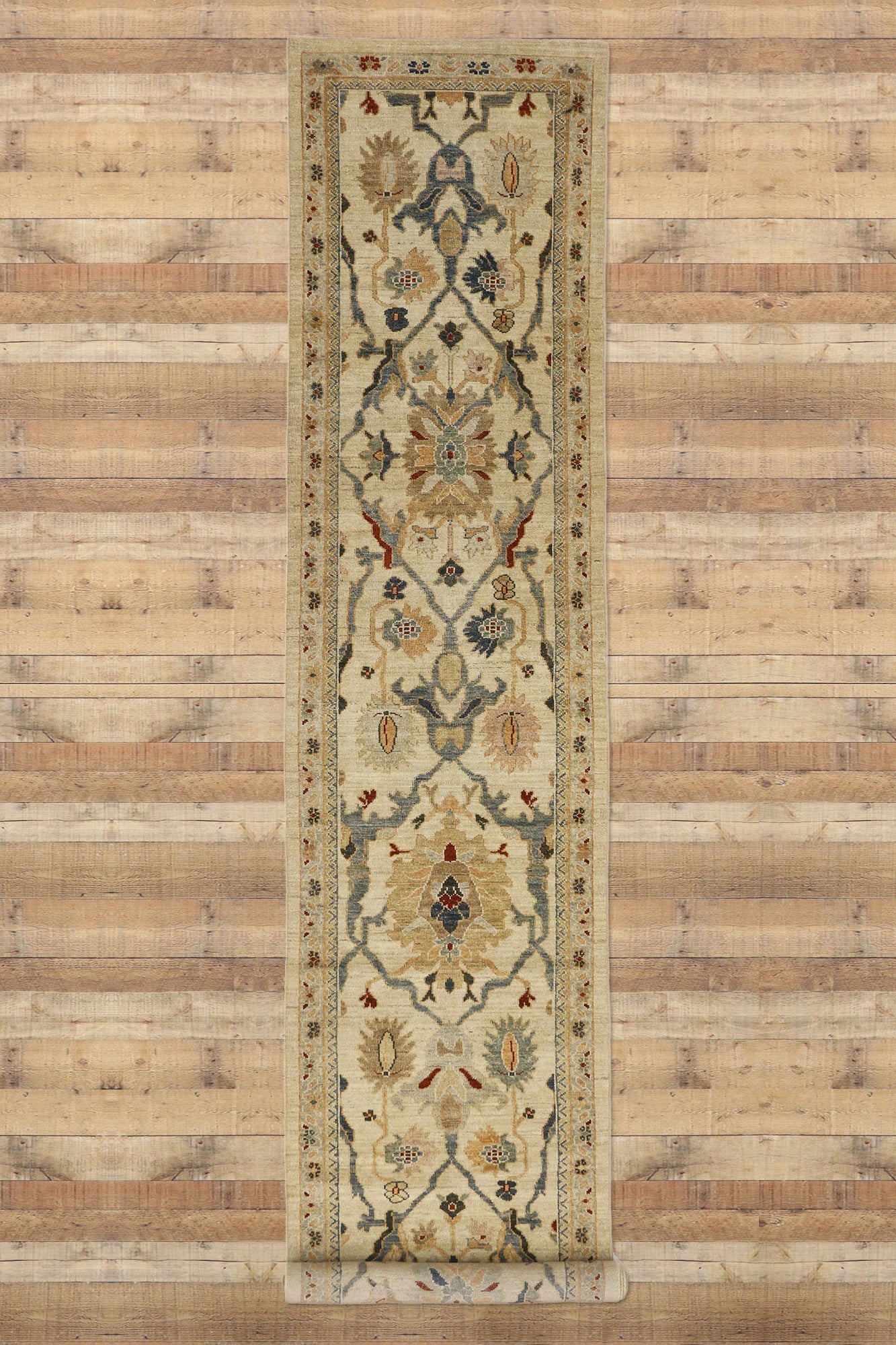 3 x 16 Organic Modern Persian Sultanabad Rug 60705