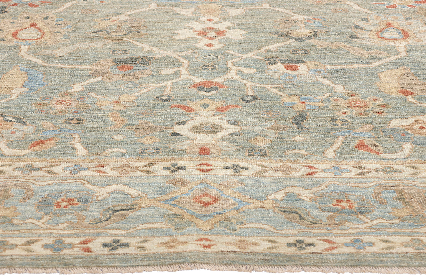 8 x 10 Modern Blue Persian Sultanabad Rug 78893