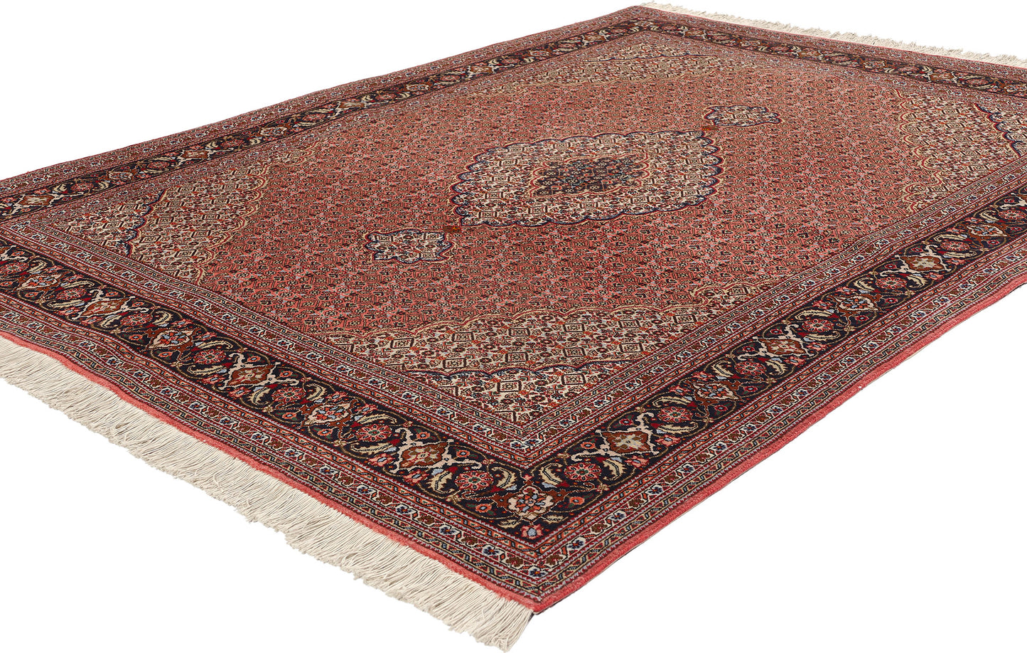 5 x 7 Vintage Persian Mahi Tabriz Rug 77000