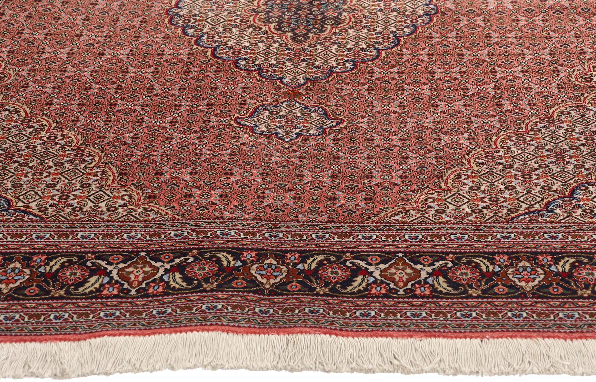5 x 7 Vintage Persian Mahi Tabriz Rug 77000