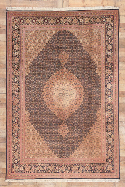 7 x 10 Vintage Persian Tabriz Rug 76981