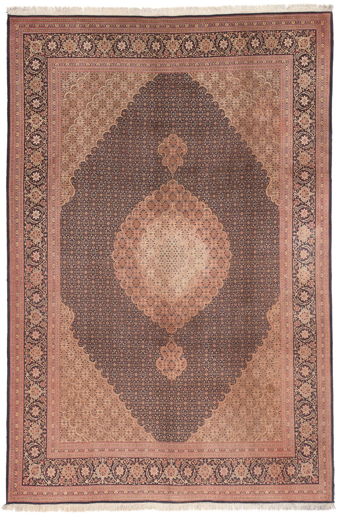 7 x 10 Vintage Persian Tabriz Rug 76981