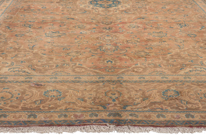 8 x 11 Vintage Persian Yazd Rug 76457