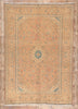 8 x 11 Vintage Persian Yazd Rug 76457