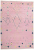 10 x 14 Modern Tribal Boho Pink Moroccan Rug 31306