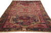 4 x 8 Antique Caucasian Karabagh Rose Rug 61160