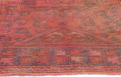 4 x 6 Vintage Pink Turkish Oushak Rug 53898