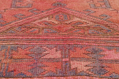 4 x 6 Vintage Pink Turkish Oushak Rug 53898