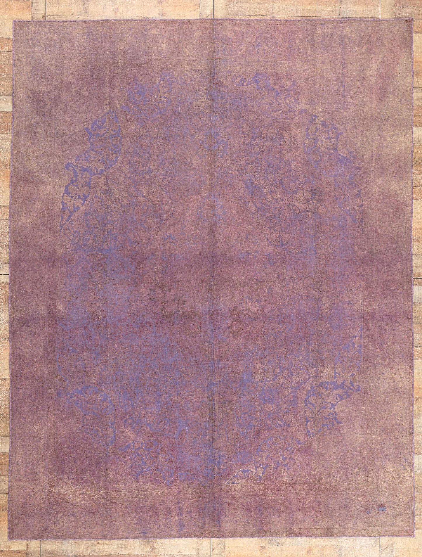 10 x 12 Vintage Turkish Overdyed Rug 60613