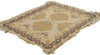2 x 2 Antique Portuguese Needlepoint Arraiolos Rug 73318