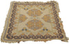 2 x 2 Antique Portuguese Needlepoint Arraiolos Rug 73318