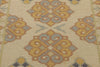 2 x 2 Antique Portuguese Needlepoint Arraiolos Rug 73318